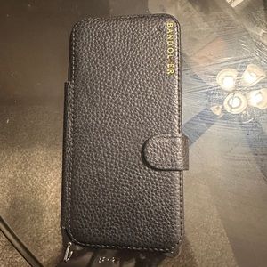 iPhone 12 Bandolier phone case with side pocket